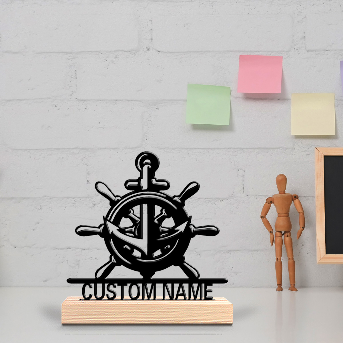 Art Craft Simple - 1pc Simple boat anchor Custom Name