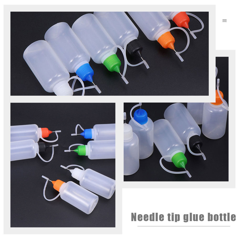 Art And Craft With Paint - 25Pcs Paint Squeeze Bottles Needle Mouth