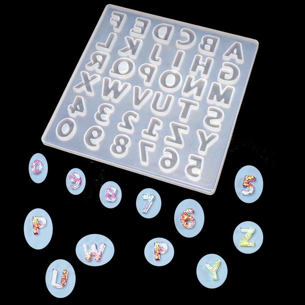 Art And Craft Letter Z - Uppercase Wave English Letter Silicone Mold