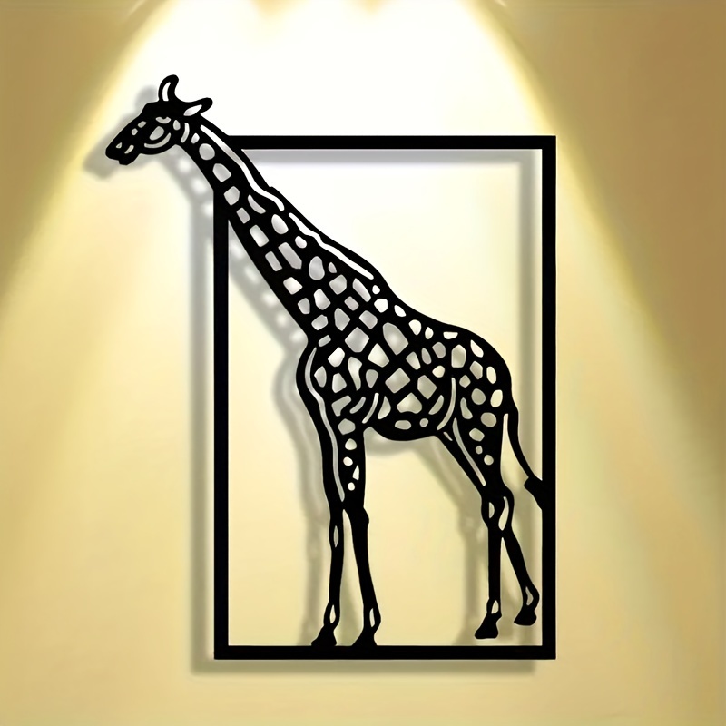 Abstract giraffe metal wall ar - Art Craft Simple ulasan dan harga