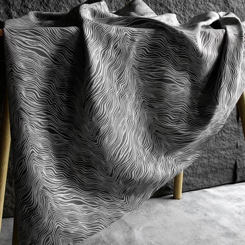 Jacquard Fabric Zebra Pattern  - Art Craft Upholstery ulasan dan harga