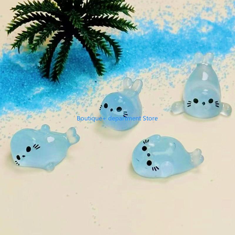 E1PD Night Glowing Seal Miniat - Art Craft Night ulasan dan harga