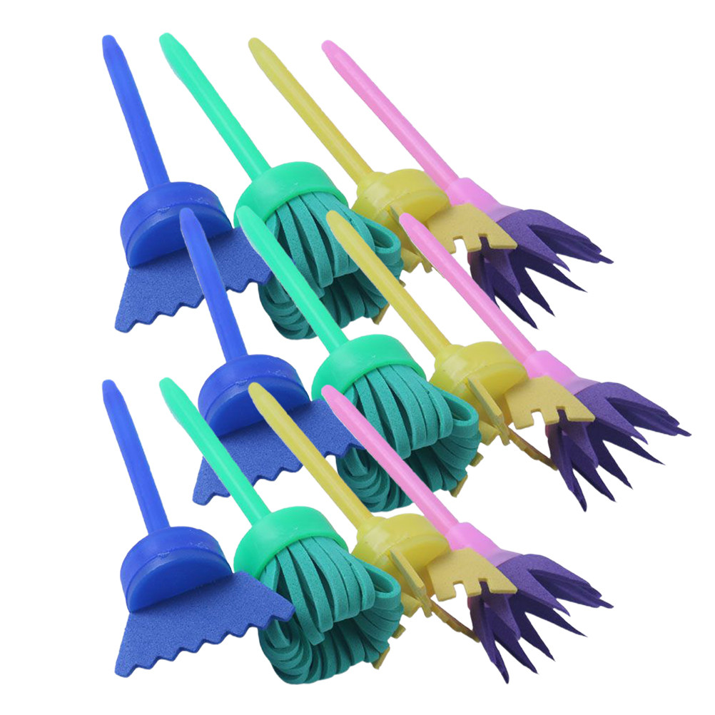 Painting Sponge Brush Set Plas - Art And Craft With Paint ulasan dan harga