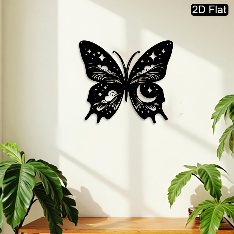 CIFBUY Metal Wall Art Moon But - Art Craft Night ulasan dan harga
