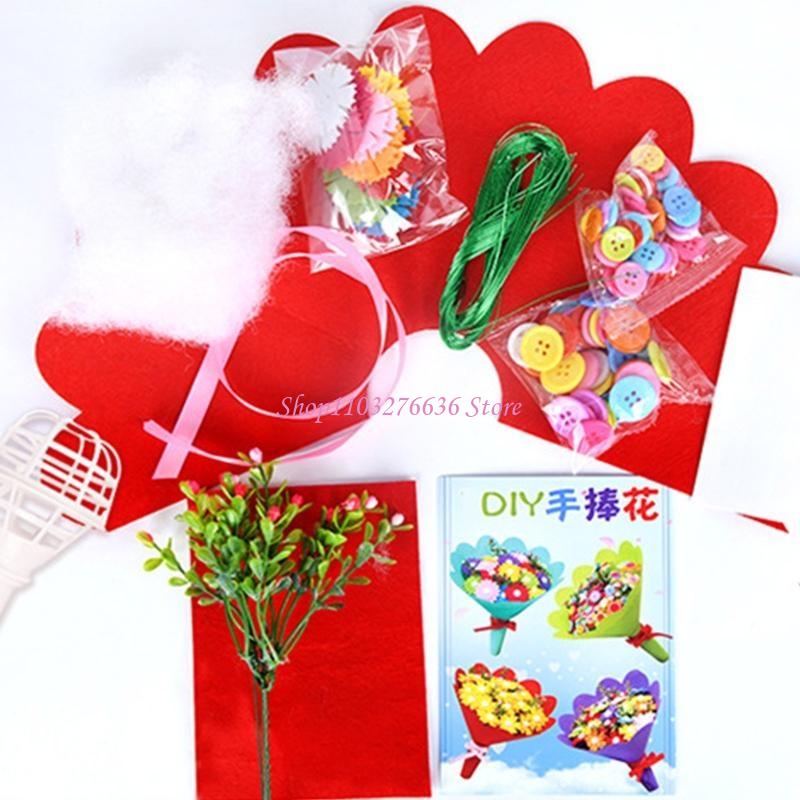 R6FD Diy Bridal Bouquet Materi - Art Craft Mother'S Day ulasan dan harga