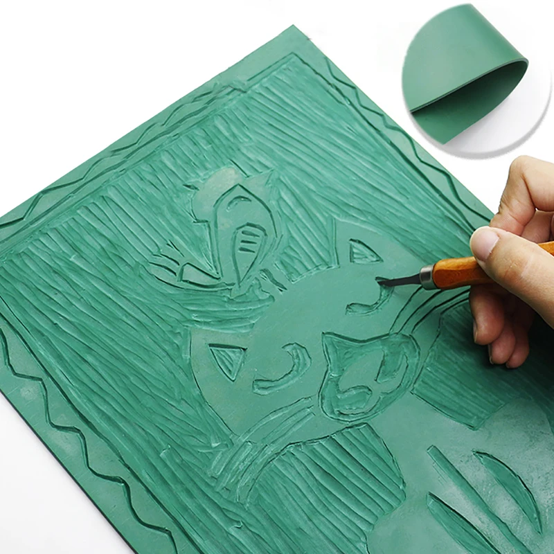 Carving Rubber Block Printmaki - Lino Printing Block ulasan dan harga