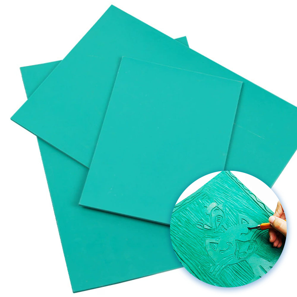 Soft Carving Rubber Block Easy - Lino Printing Block ulasan dan harga