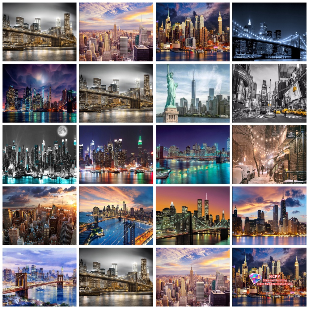 Cityscape Night Scene Diamond  - Art Craft Night ulasan dan harga