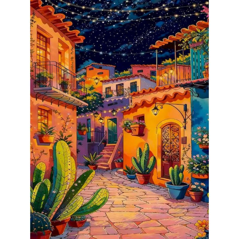 GATYZTORY Night City Paint By  - Art Craft Night ulasan dan harga