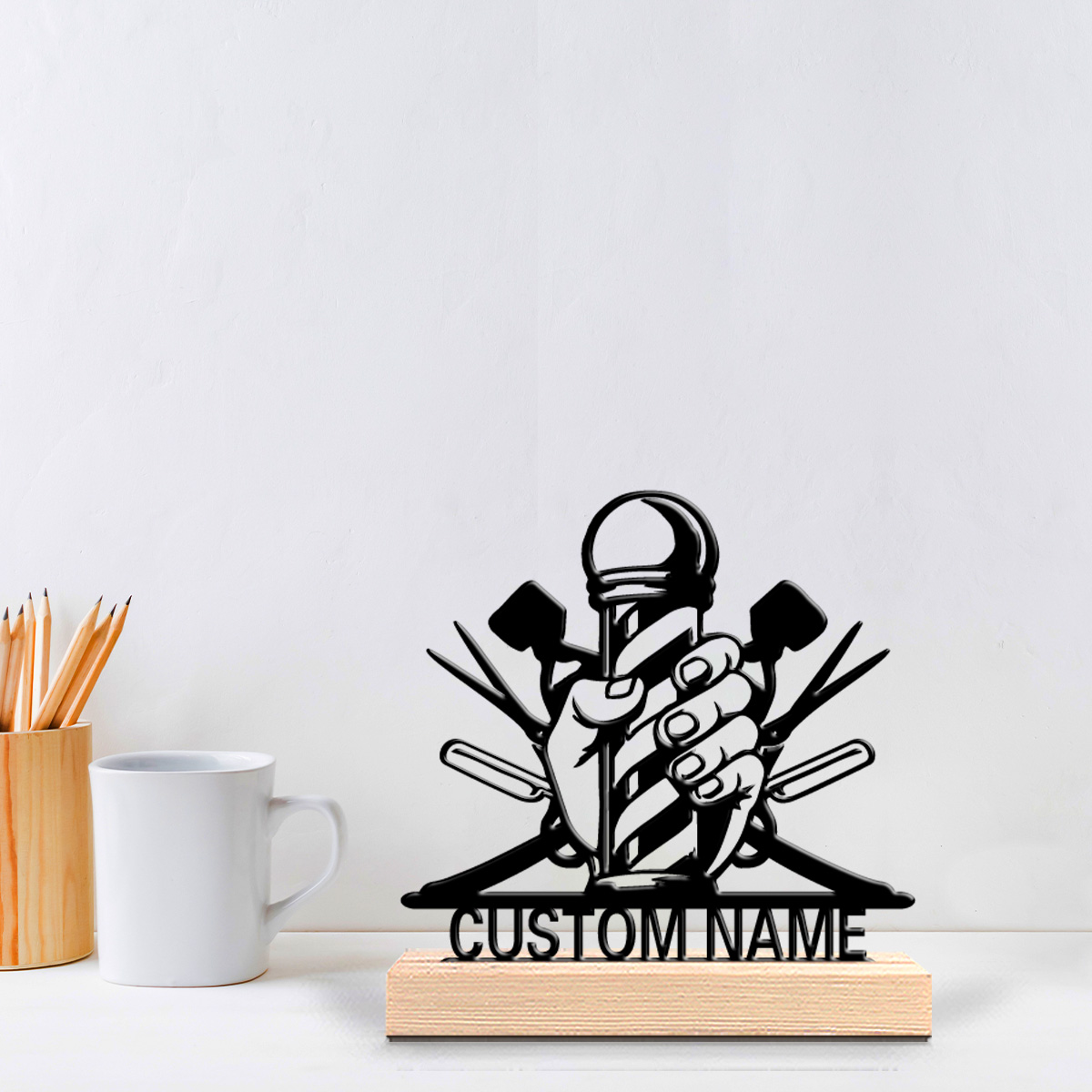 1pc Simple BARBER haircut Meta - Art Craft Simple ulasan dan harga