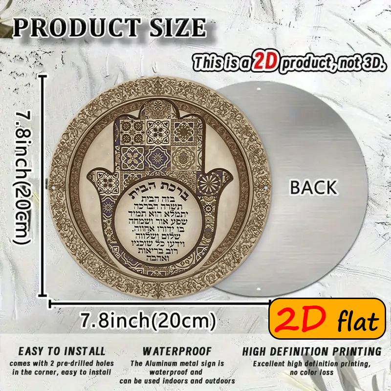 CIFBUY Exotic Hamsa Hand Alumi - Art & Craft Supplies ulasan dan harga