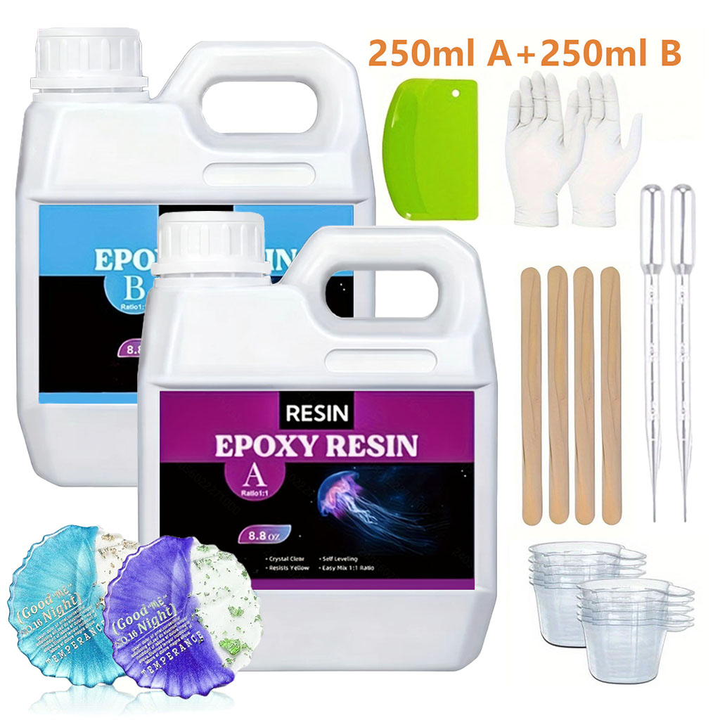 125ml/250ml Crystal Clear Cast - Resin Casting Mold ulasan dan harga