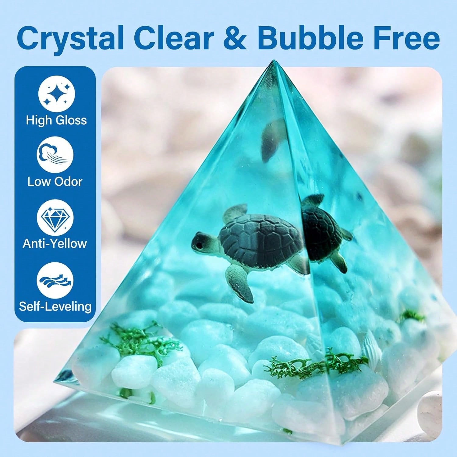 125ml/250ml Crystal Clear Cast - Resin Casting Mold ulasan dan harga