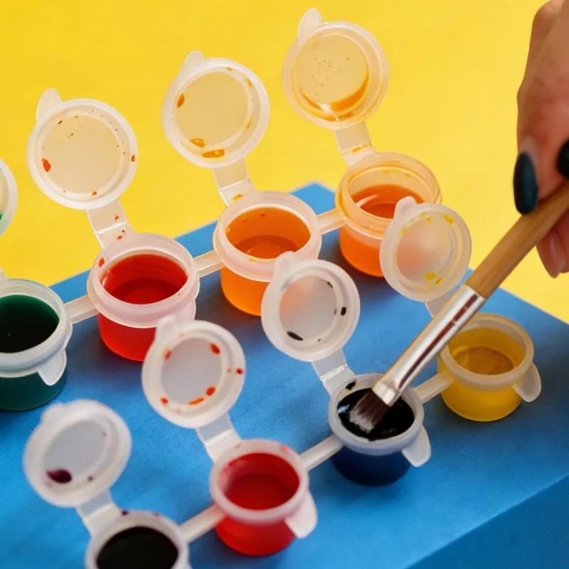 10/30/50PCS Empty Paint Pots M - Art And Craft With Paint ulasan dan harga