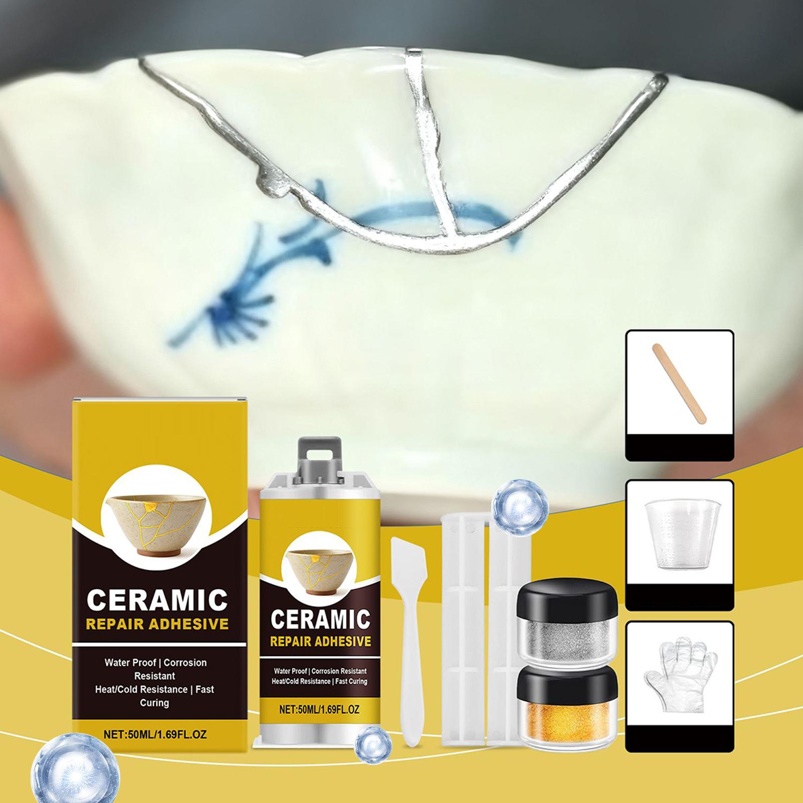 Porcelaine Repair Kit Gold Cer - Art Craft Workshop ulasan dan harga