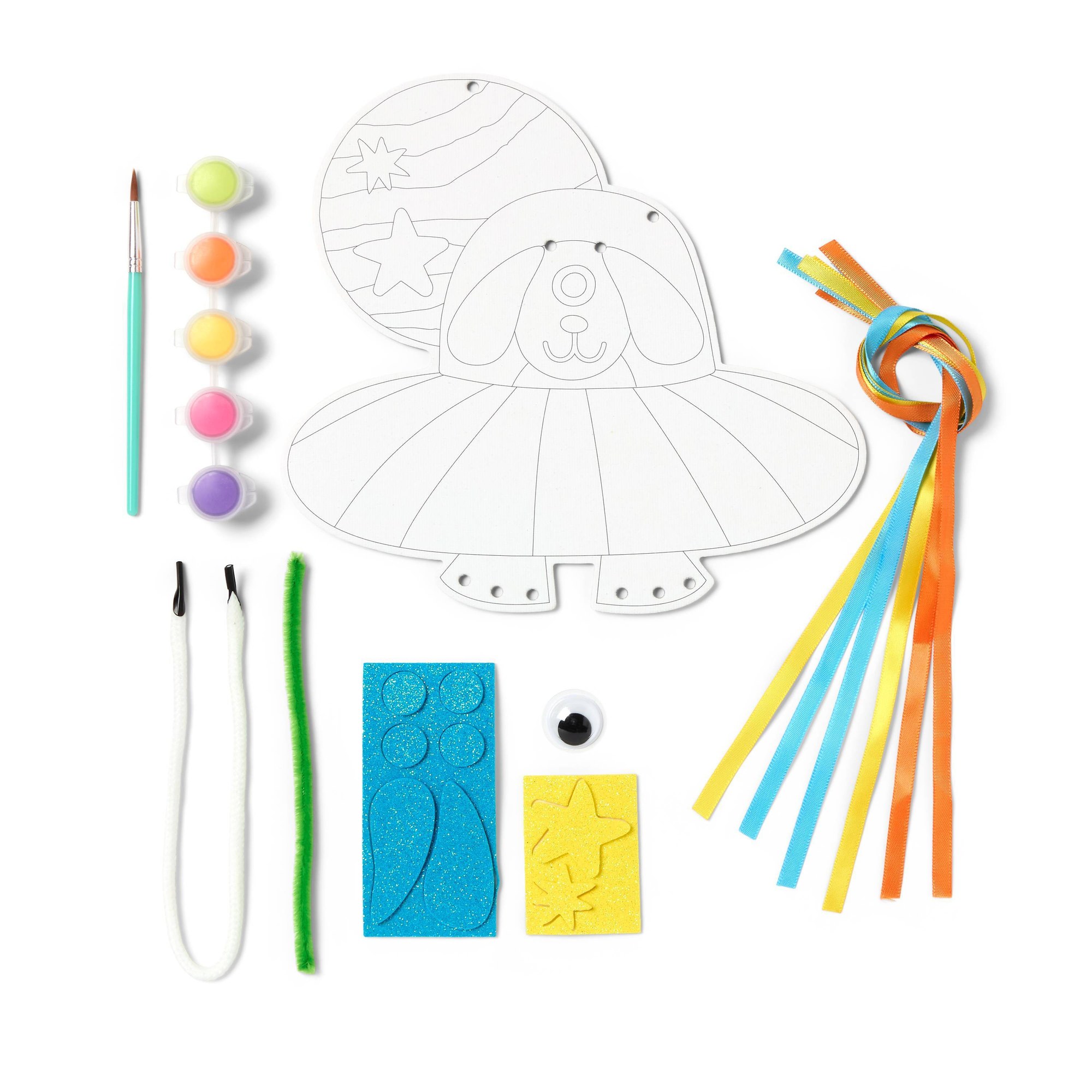 Space Dog Canvas Painting Craf - Art Craft Easy ulasan dan harga