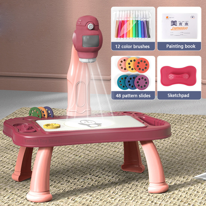 Smart Projector Kids Painting  - Art And Craft With Paint ulasan dan harga