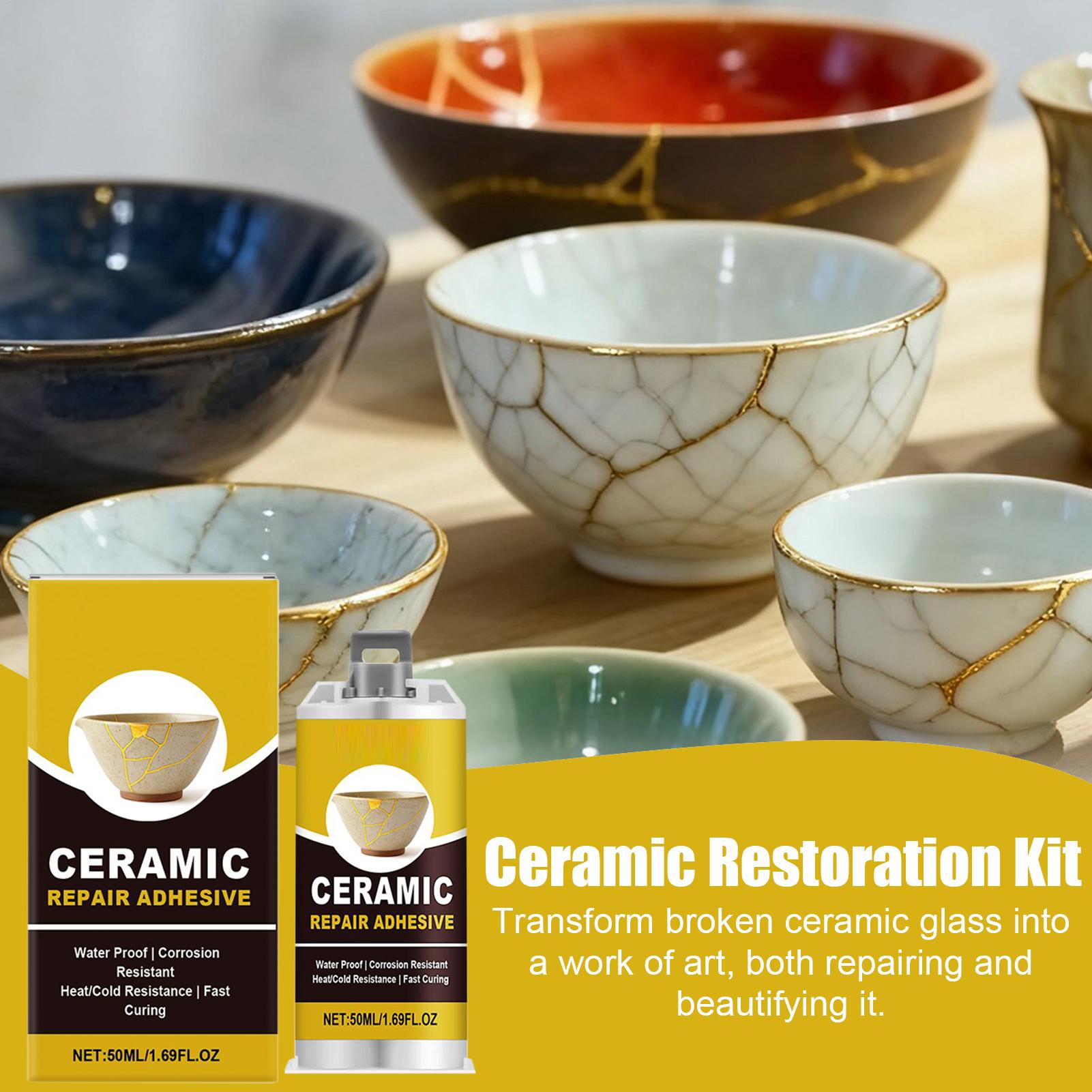 Kintsugi Repair Kit Gold Ceram - Art Craft Workshop ulasan dan harga