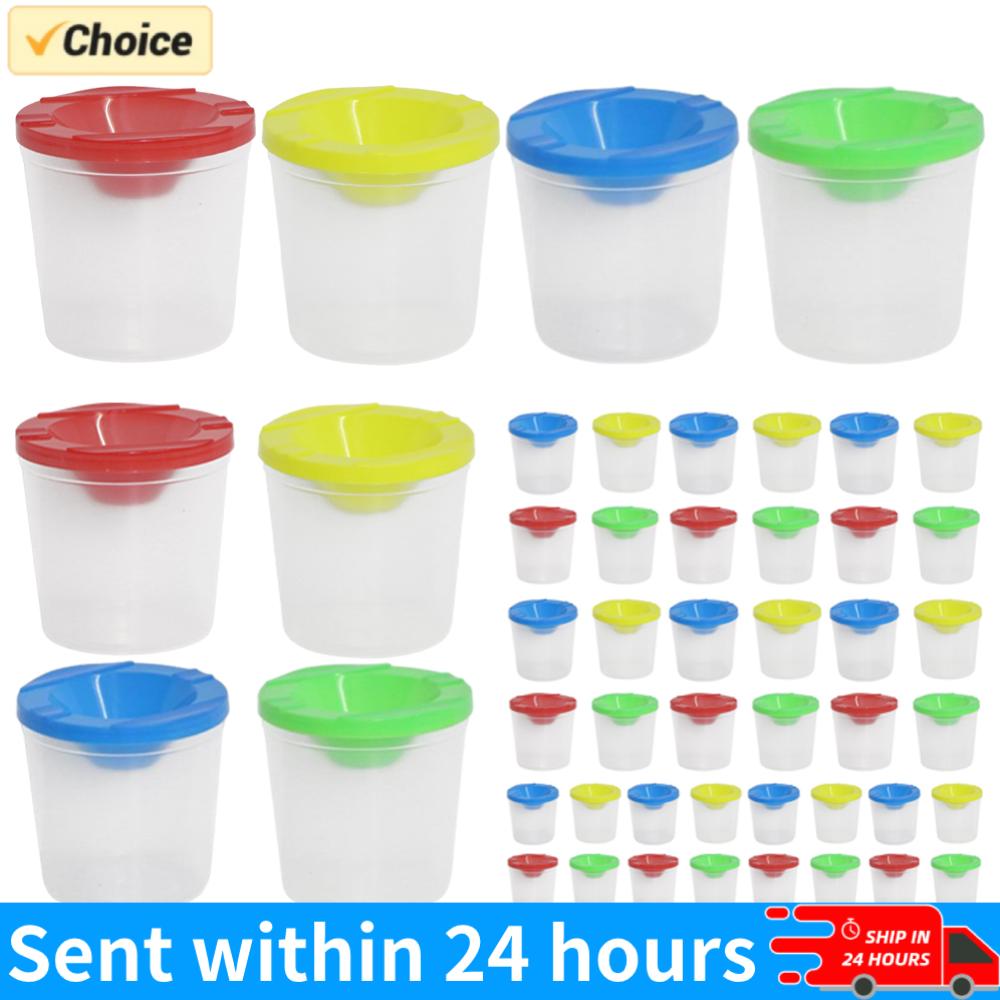 Non-Spill Paint Cups with Colo - Art And Craft With Paint ulasan dan harga