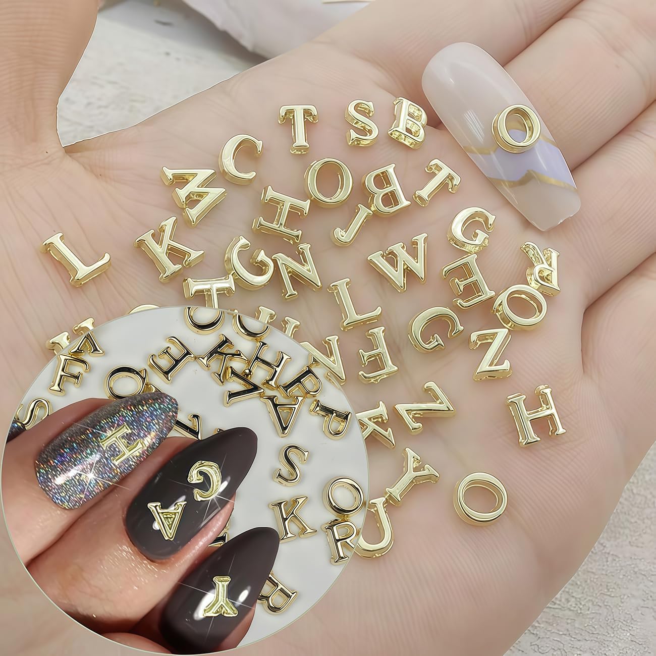 26pcs Gold A-Z Letter Shape Na - Art And Craft Letter Z ulasan dan harga