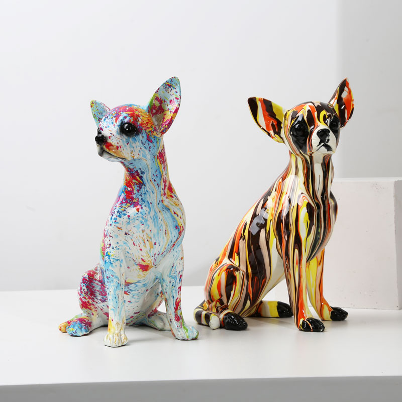 Creative Art Chihuahua Colorfu - Art Craft Simple ulasan dan harga