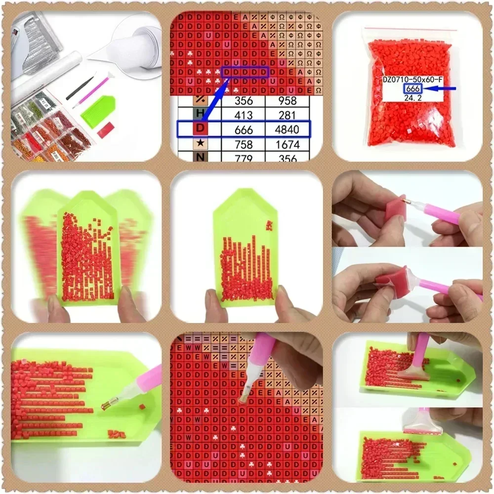 Cat Animal Diamond Painting Ki - Art Craft Night ulasan dan harga