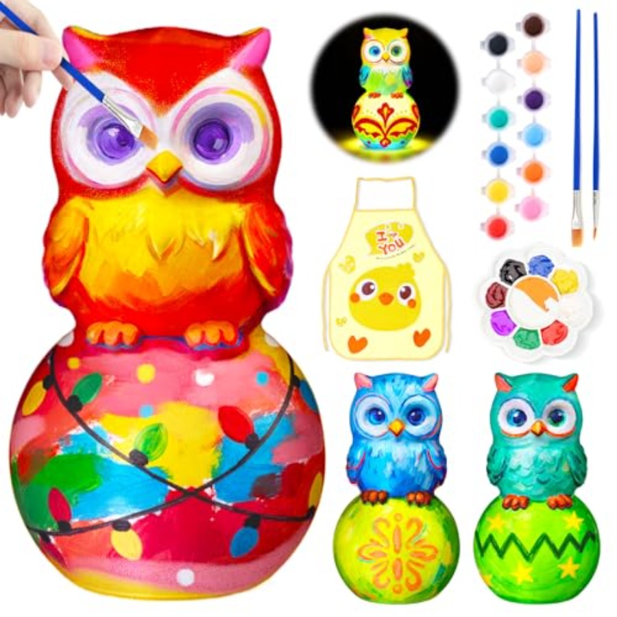 Paint Your Own Lamp Kit, Arts  - Art Craft Night ulasan dan harga