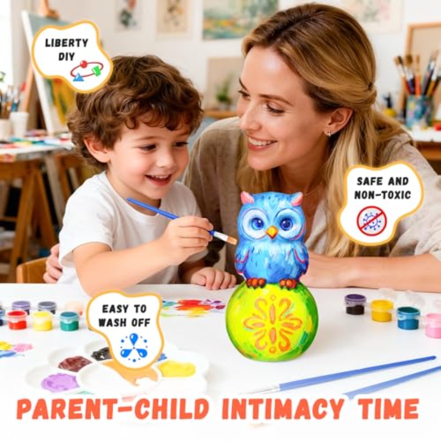 Paint Your Own Lamp Kit, Arts  - Art Craft Night ulasan dan harga