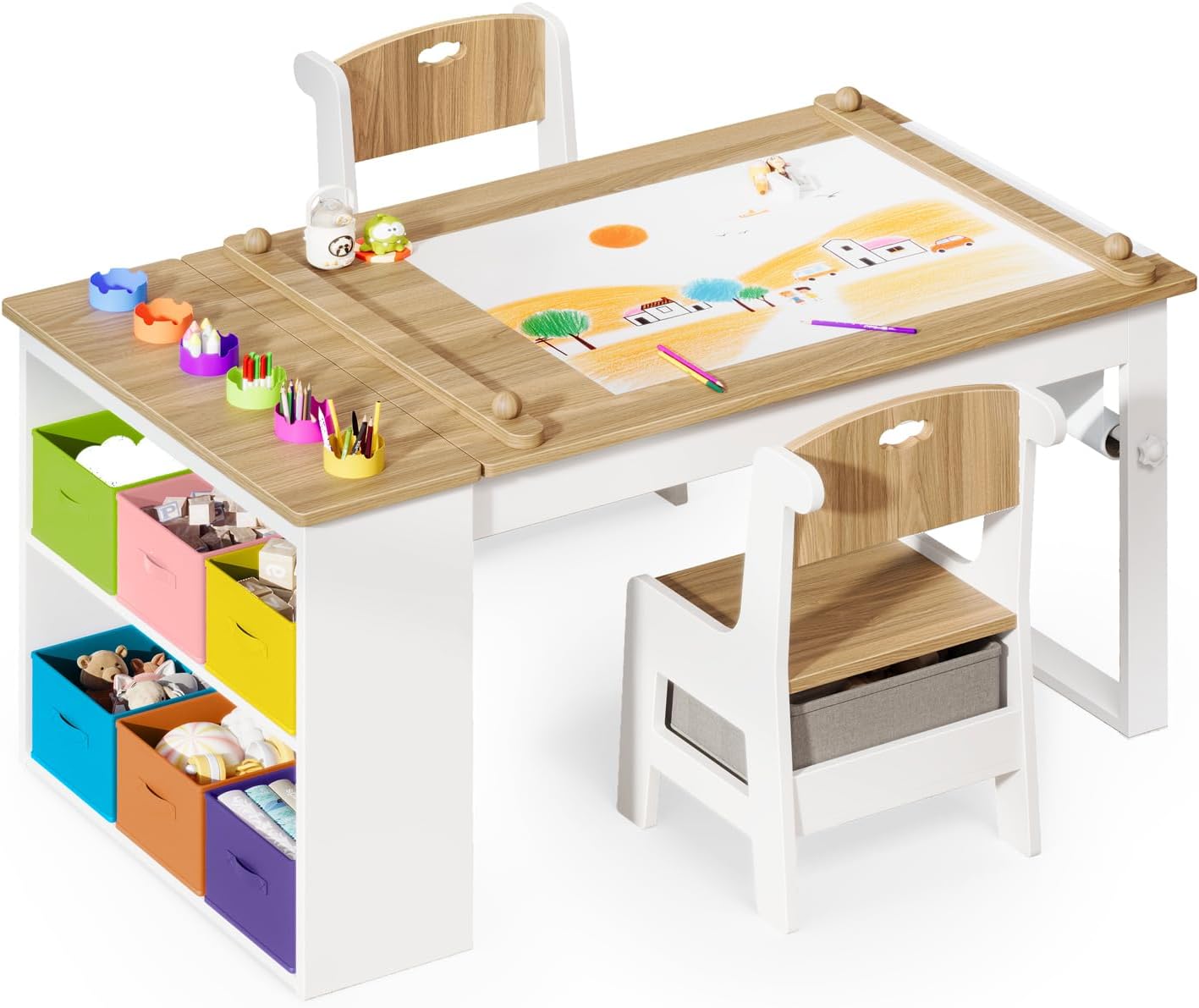 Kids Art Table and Chairs, Tod - Art Craft Toddlers ulasan dan harga