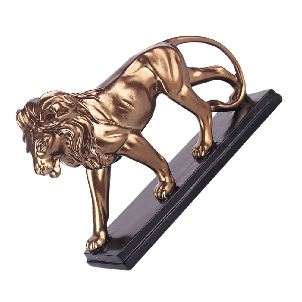 1Pcs Resin Lion Ornament Deskt - Exhibition Of Art And Craft ulasan dan harga