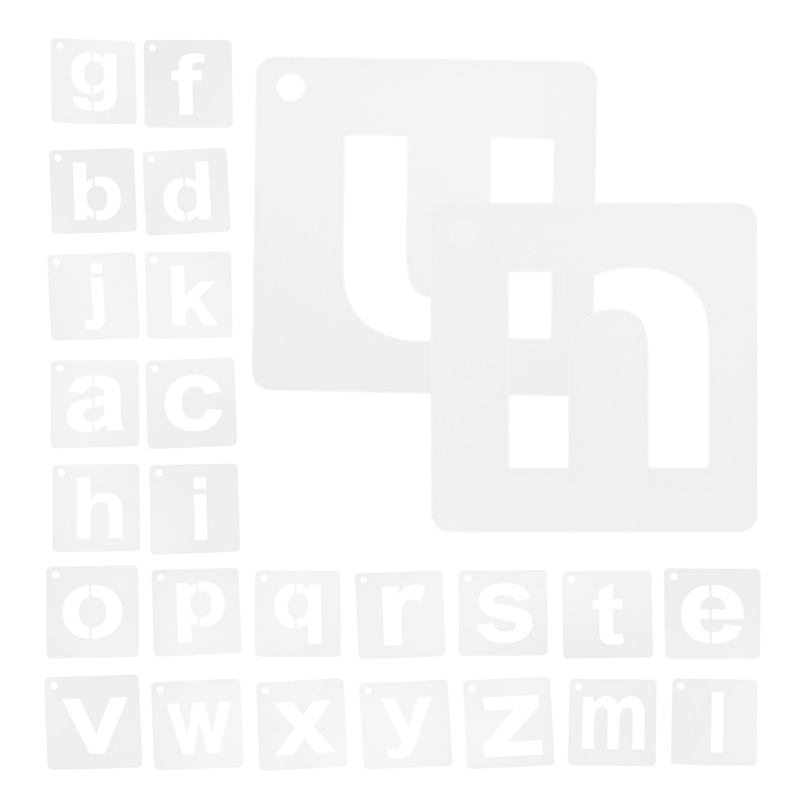 1Set Reusable A-Z Alphabet Ste - Art And Craft Letter Z ulasan dan harga