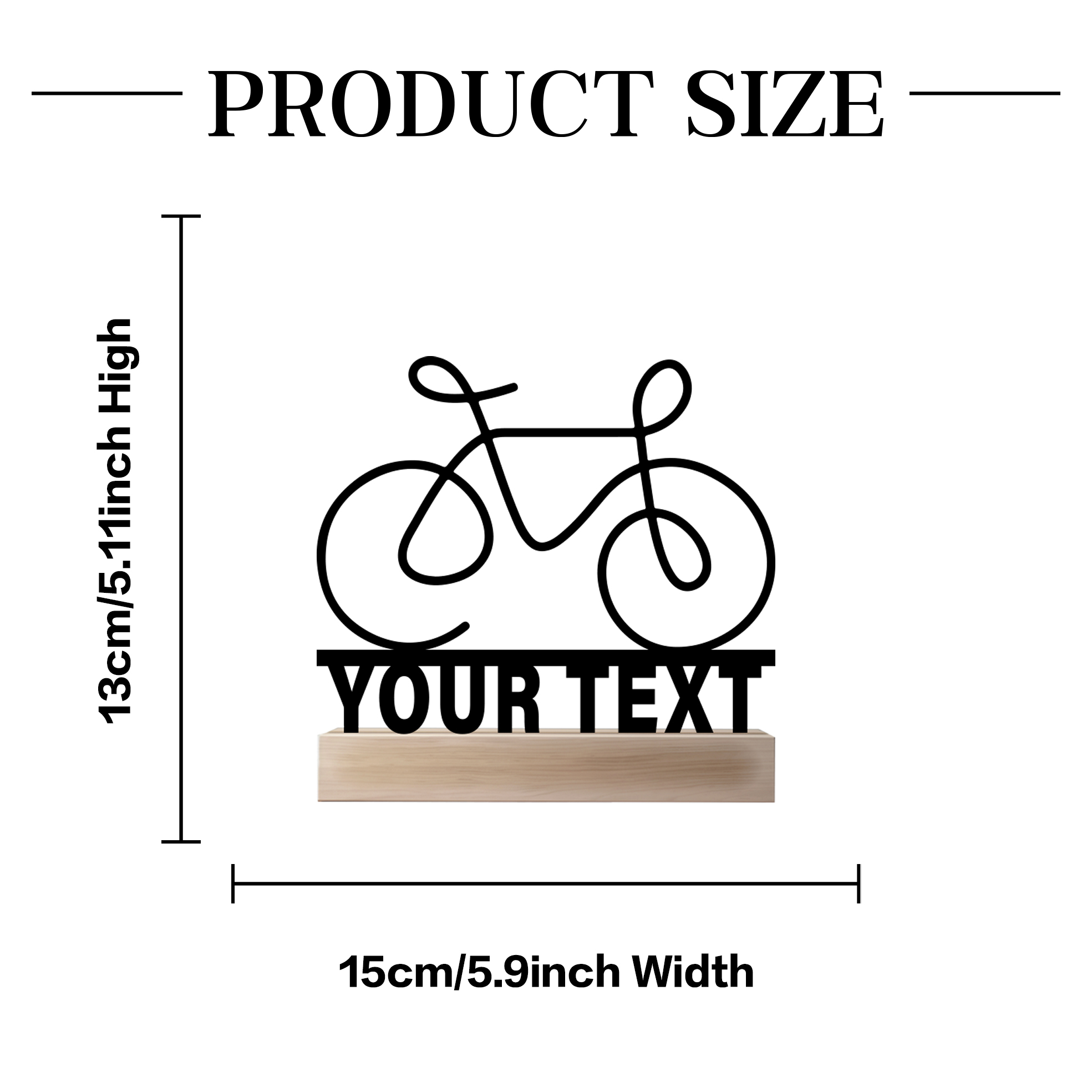 1pc Simple bicycle bike Custom - Art Craft Simple ulasan dan harga