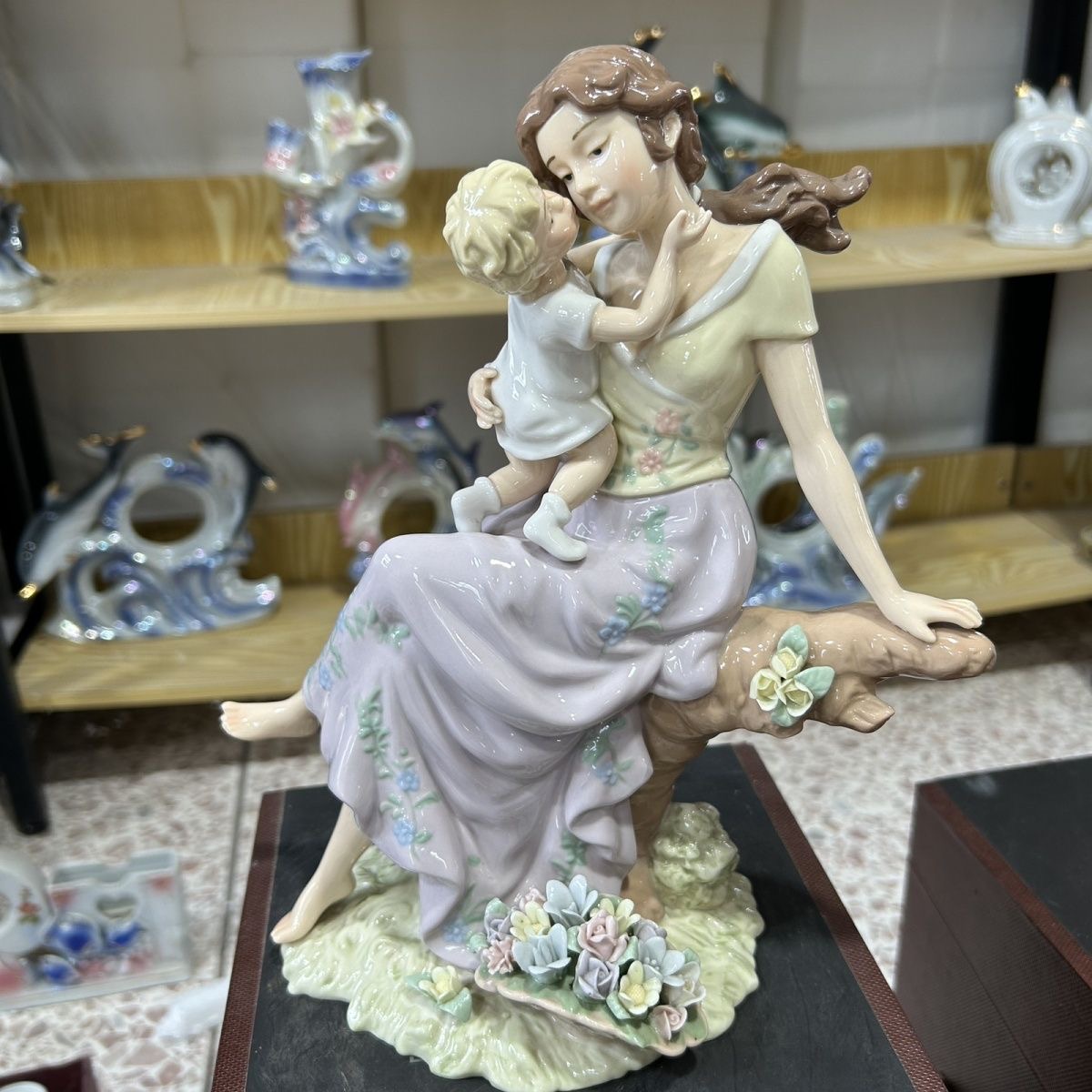 xx-Europe Mother Child Ceramic - Art Craft Mother'S Day ulasan dan harga