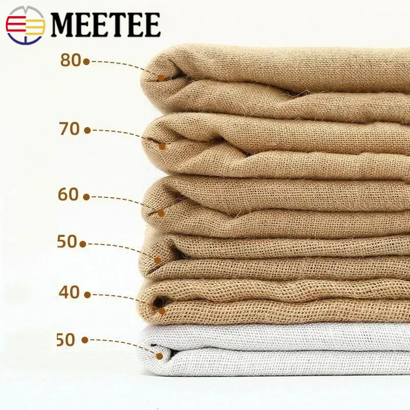 45x160cm Natural Linen Burlap  - Art Craft Upholstery ulasan dan harga