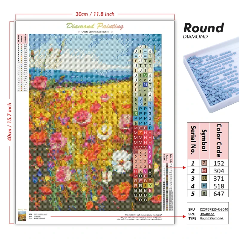 Landscape Diamond Painting Kit - Art Craft Night ulasan dan harga
