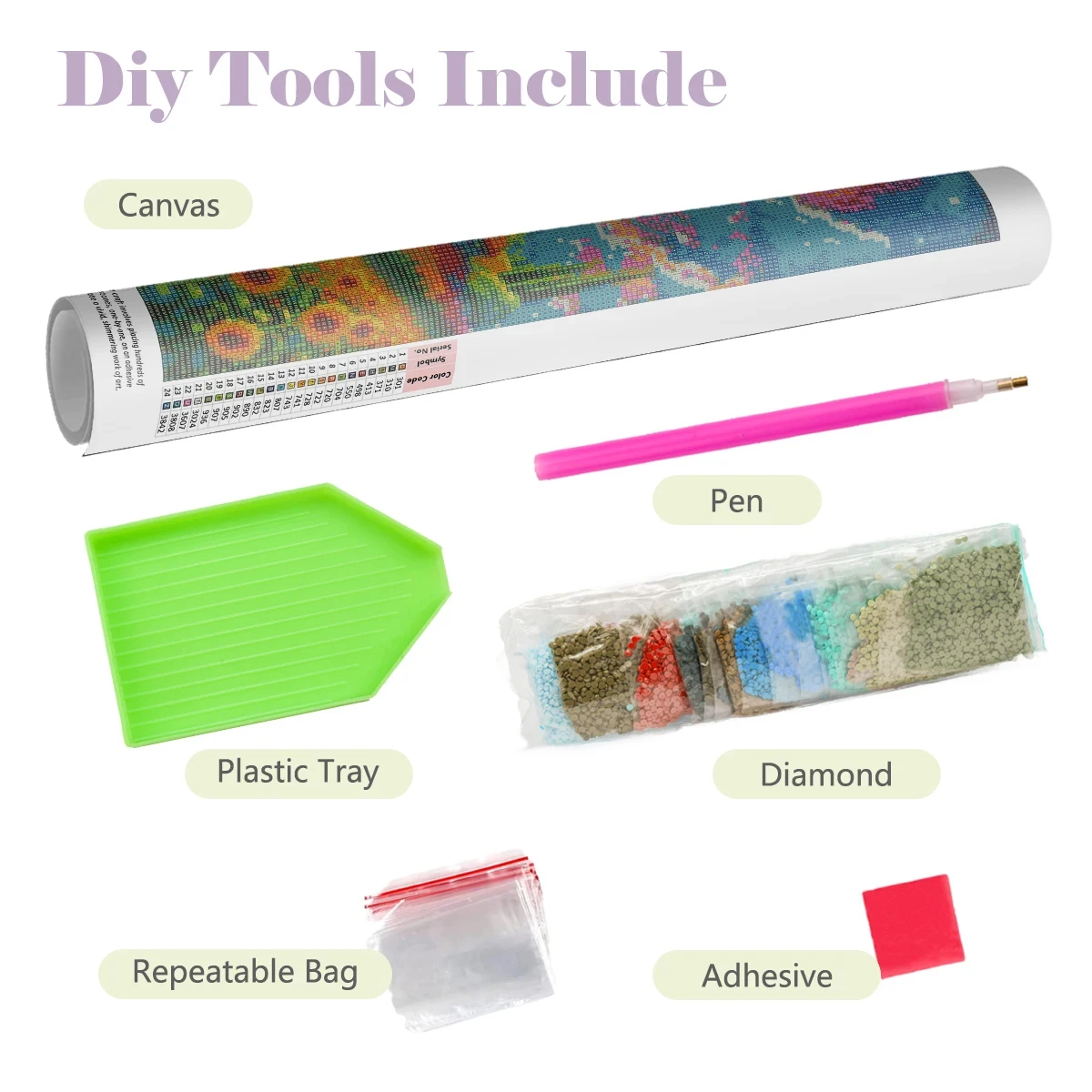 Landscape Diamond Painting Kit - Art Craft Night ulasan dan harga