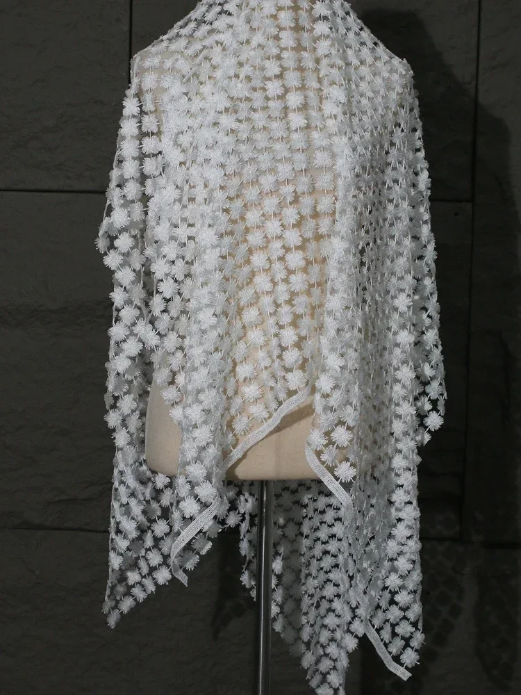 Mesh Fabric Black White Checke - Art Craft Upholstery ulasan dan harga
