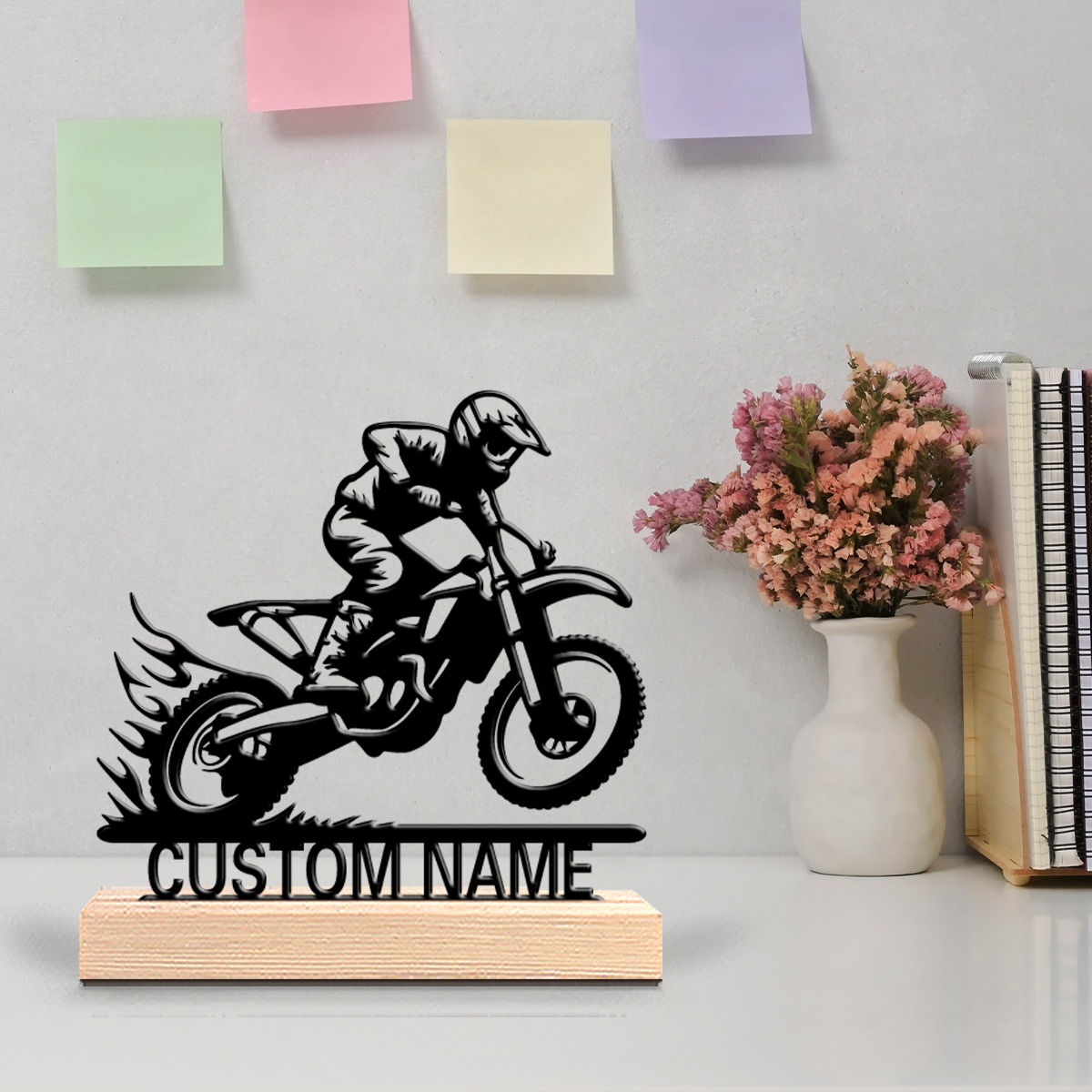 1pc Simple Motorcyclist Custom - Art Craft Simple ulasan dan harga