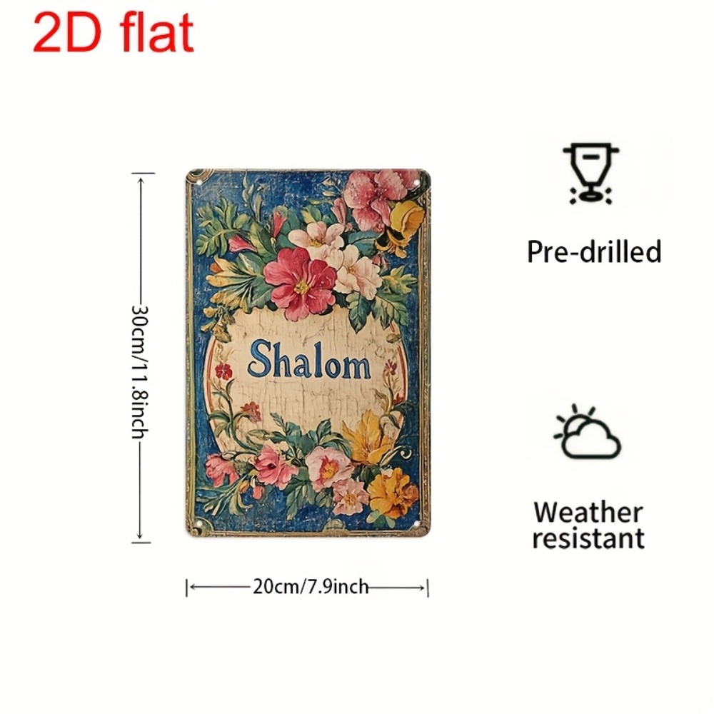 CIFBUY Vintage Floral Shalom A - Art & Craft Supplies ulasan dan harga