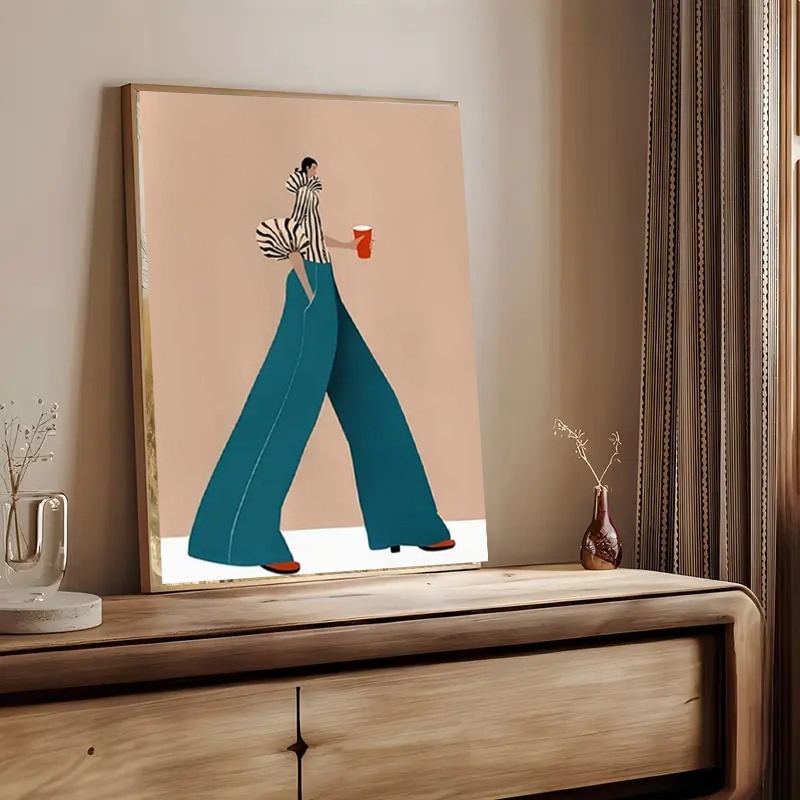 Fashionable Blue Pants Woman P - Art Craft Toys ulasan dan harga