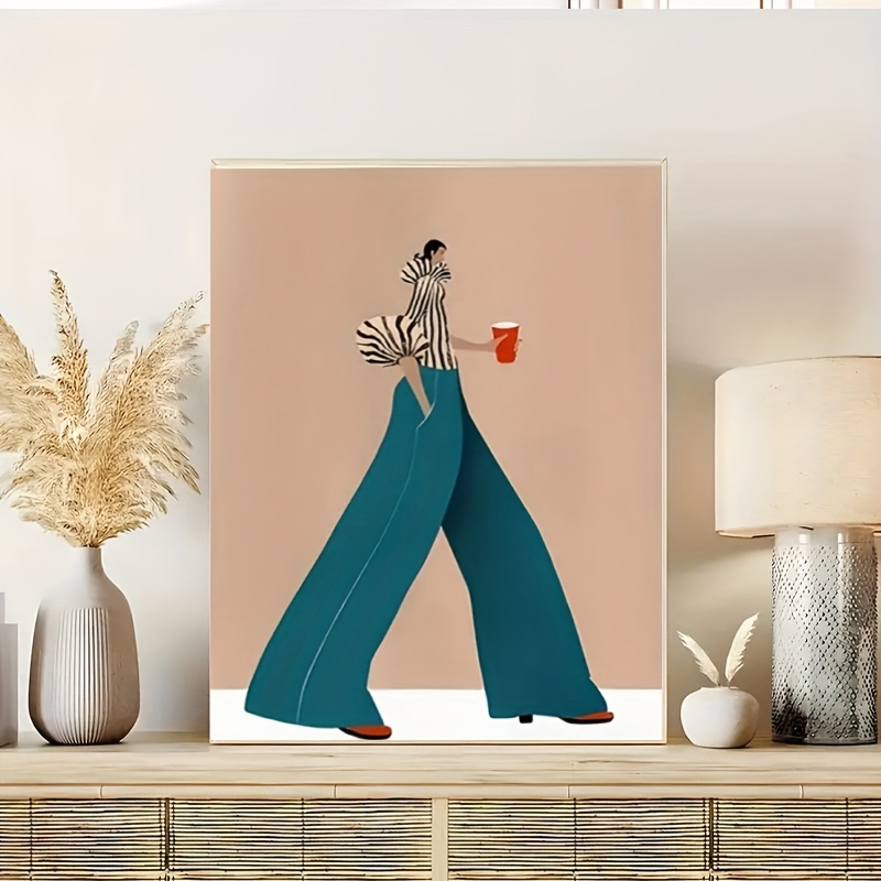 Fashionable Blue Pants Woman P - Art Craft Toys ulasan dan harga