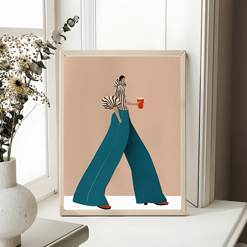 Fashionable Blue Pants Woman P - Art Craft Toys ulasan dan harga
