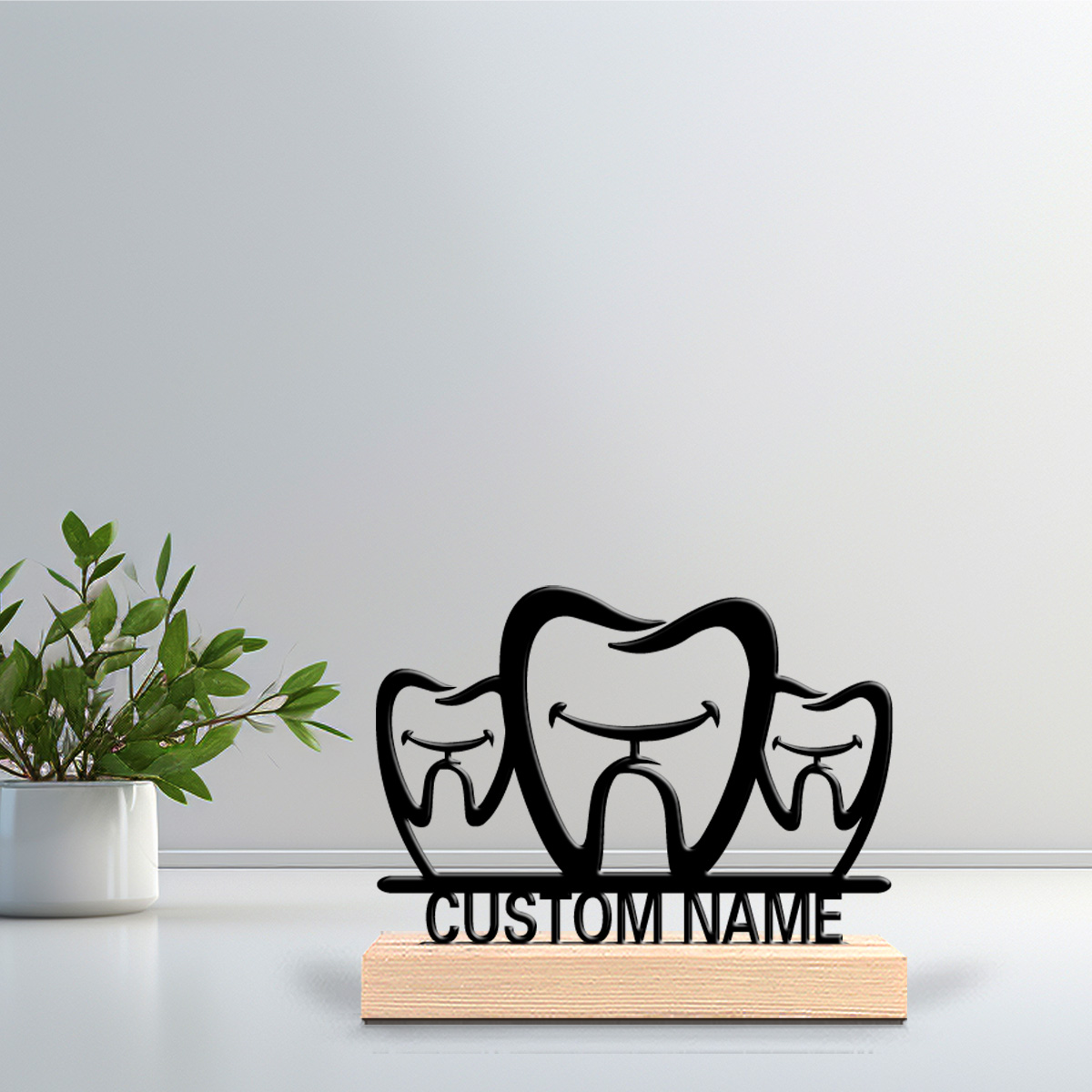 1pc Simple teeth Personalized  - Art Craft Simple ulasan dan harga
